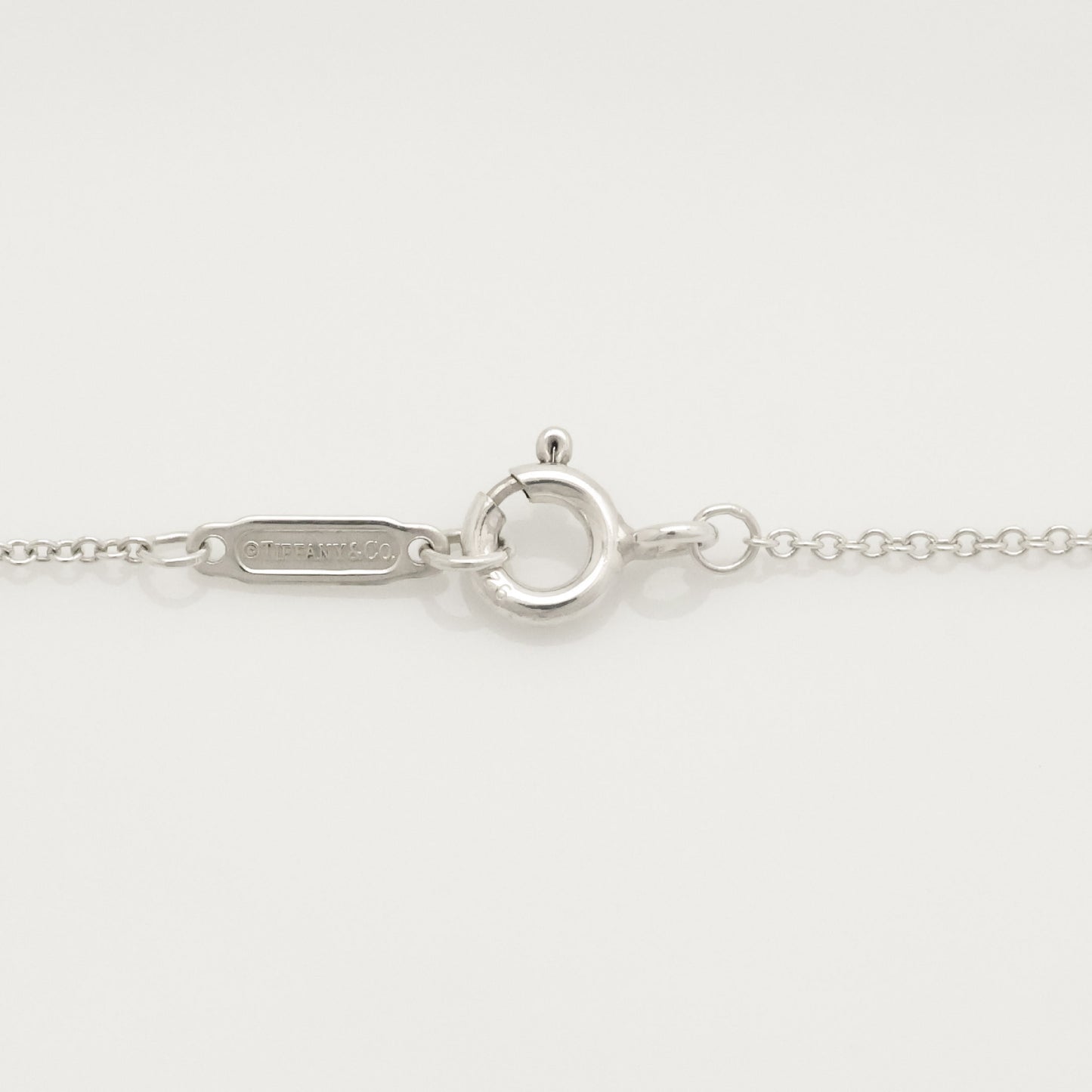 Tiffany&Co. Tiffany&Co. Tiffany&Co. Tiffany&Co. Return to Tiffany Mini Double Heart Tag Necklace Silver 925 SV925 Weight 2.84g Necklace