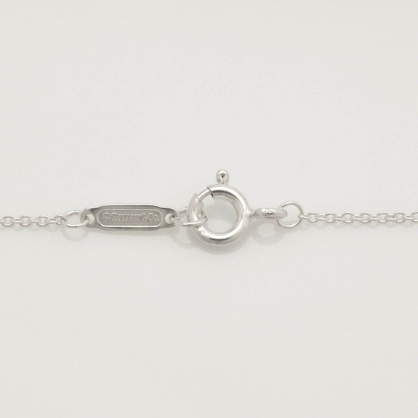 Tiffany&Co. Tiffany&Co. Tiffany&Co. Tiffany&Co. Return to Tiffany Round Tag Necklace Silver 925 SV925 Weight 3.46g Necklace