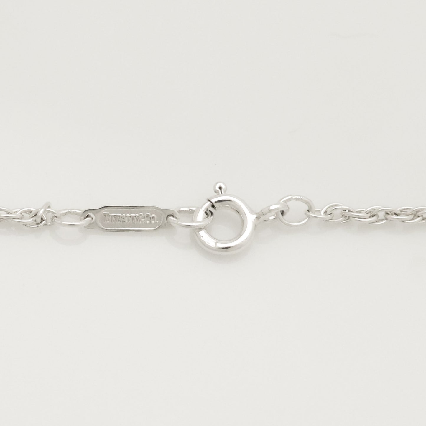 Tiffany&Co. Tiffany&Co. TIFFANY&Co. Twisted Heart Necklace Silver 925 SV925 Weight 7.00g Necklace
