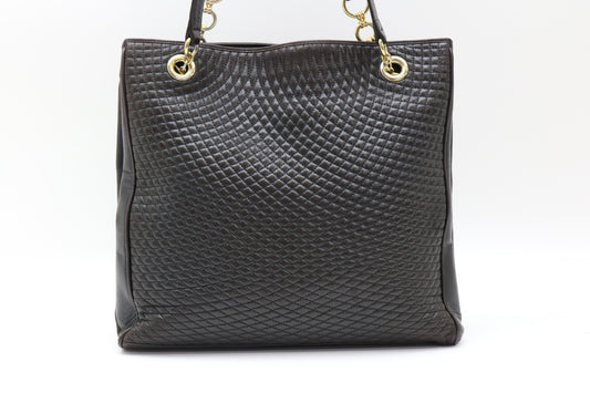 BALLY quilted leather shoulder bag