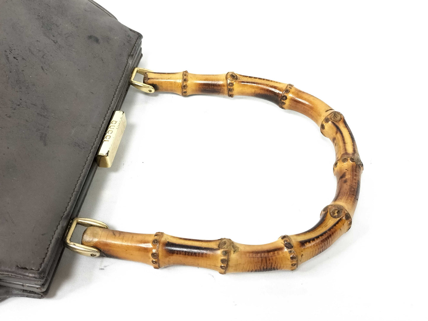 GUCCI Bamboo Gucci Bamboo Clasp Handbag