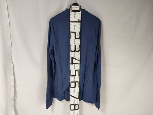 GIORGIO ARMANI Giorgio Armani Cut and Sew Blue Size 50 Top