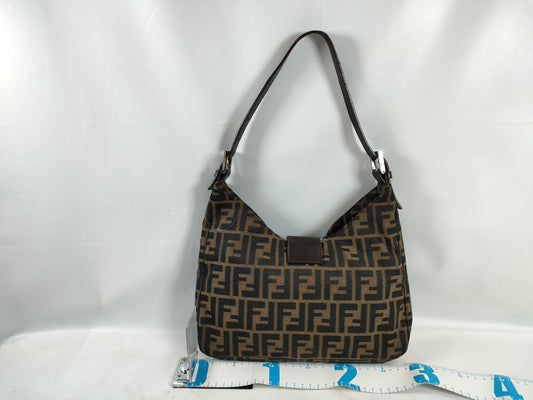 FENDI Zucca Mamma Bucket One-Shoulder Bag, Brown, 26569, Shoulder Bag