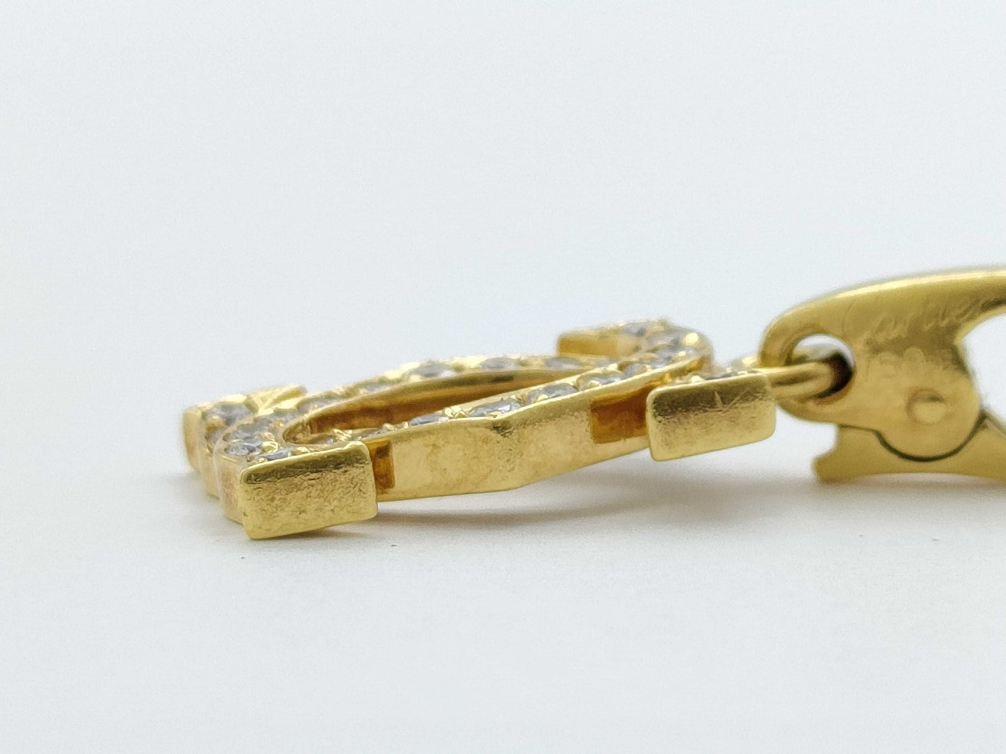 Cartier 2C Diamond 750 2.1g Pendant Top