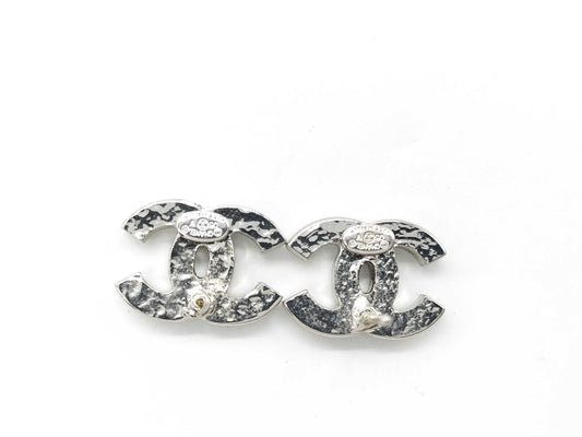 CHANEL Coco Mark CHANEL Coco Mark Rhinestone Earrings 05V One side broken
