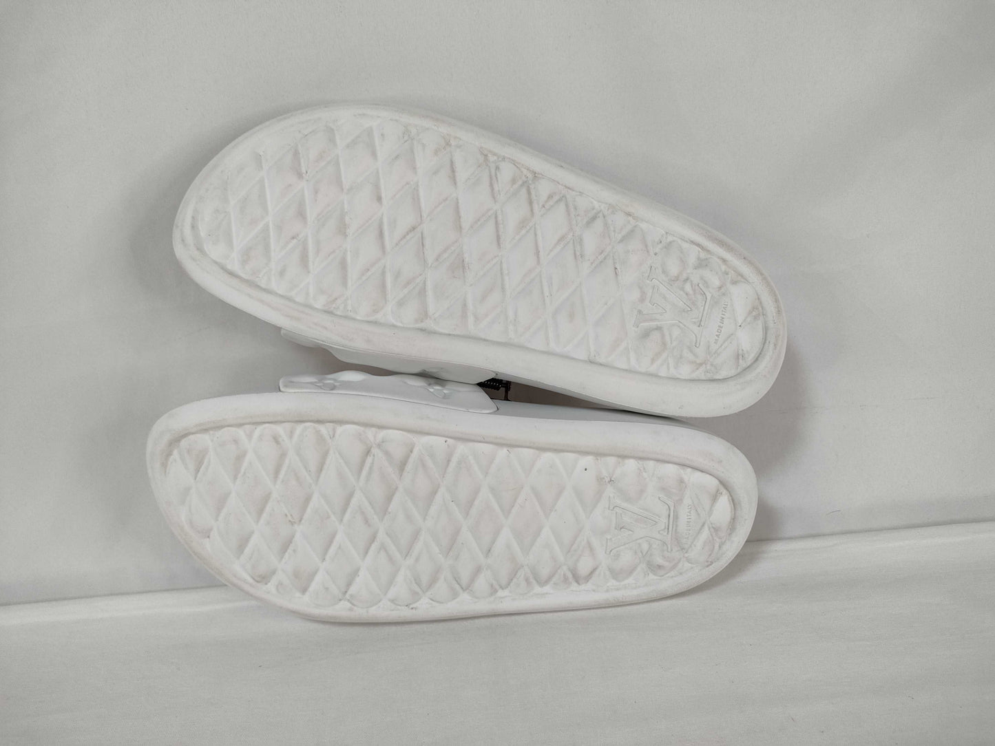 LOUIS VUITTON Monogram Waterfront Rubber Sandals