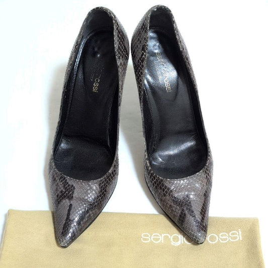 Sergio Rossi Sergio Rossi heel pumps in python leather, size 36 1/2