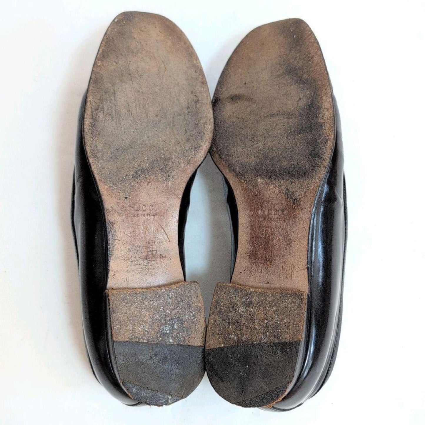GUCCI Horsebit Loafers, Size 37 1/2