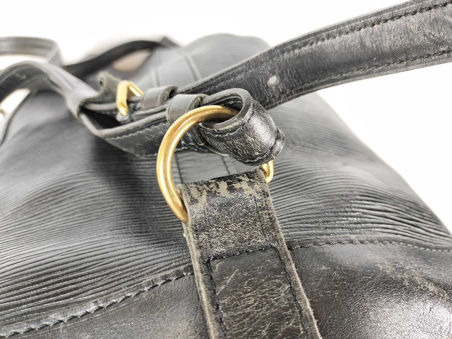 LOUIS VUITTON Epi Leather Drawstring Shoulder Bag/M43082/Randonne GM/Epi Leather/Noir/861 Shoulder Bag