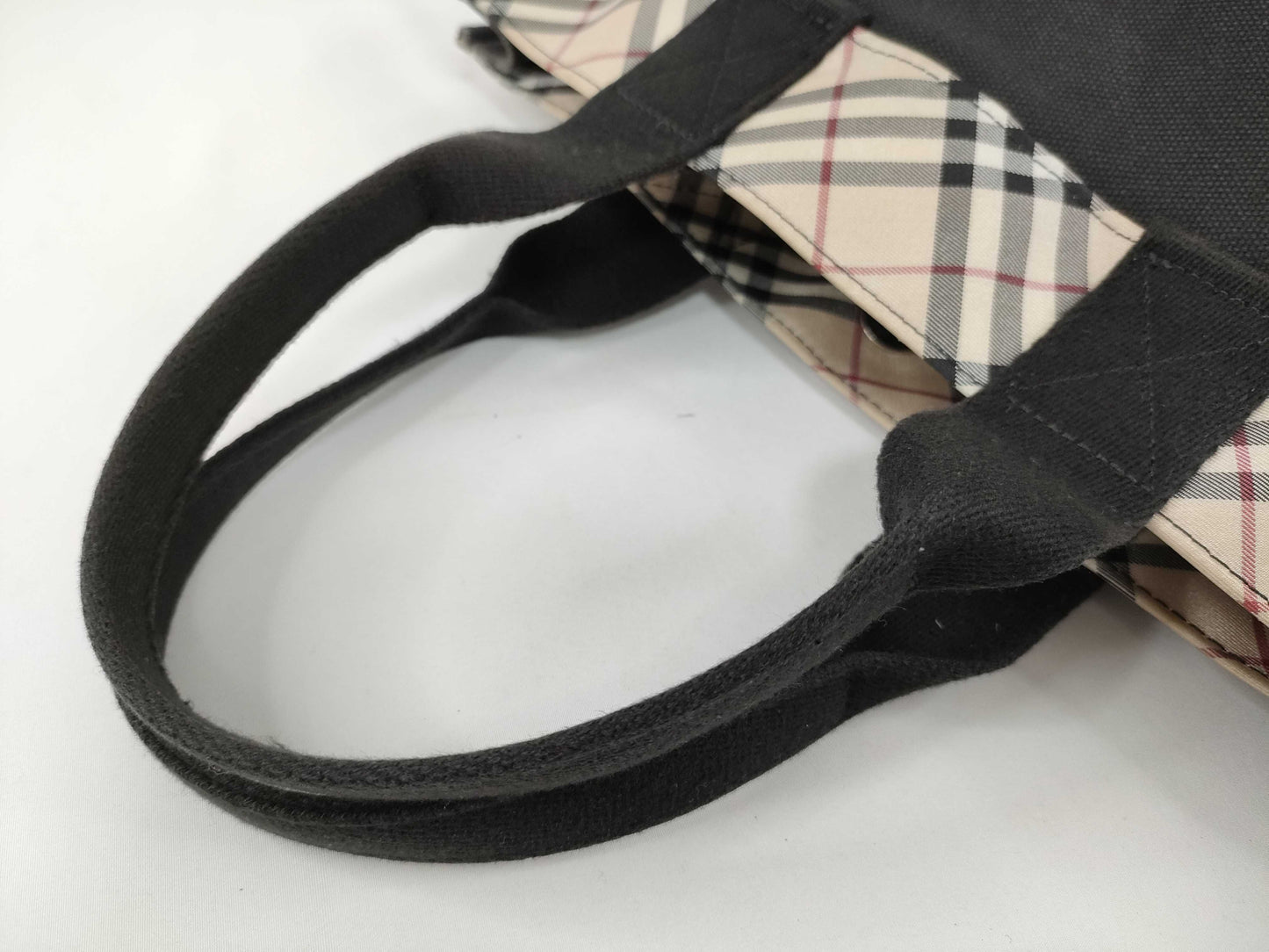 BURBERRY Blue Label Nova Check Nylon Handbag