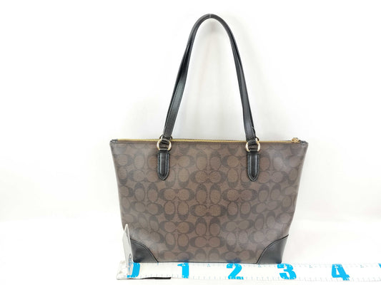 COACH Signature Tote Bag Leather F29208