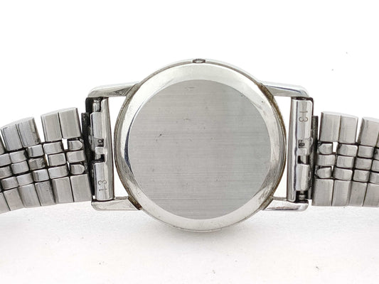 OMEGA De Ville Serial 1387 Stainless Steel/QZ White Dial Non-Working/No Operational Guarantee Women's Watch