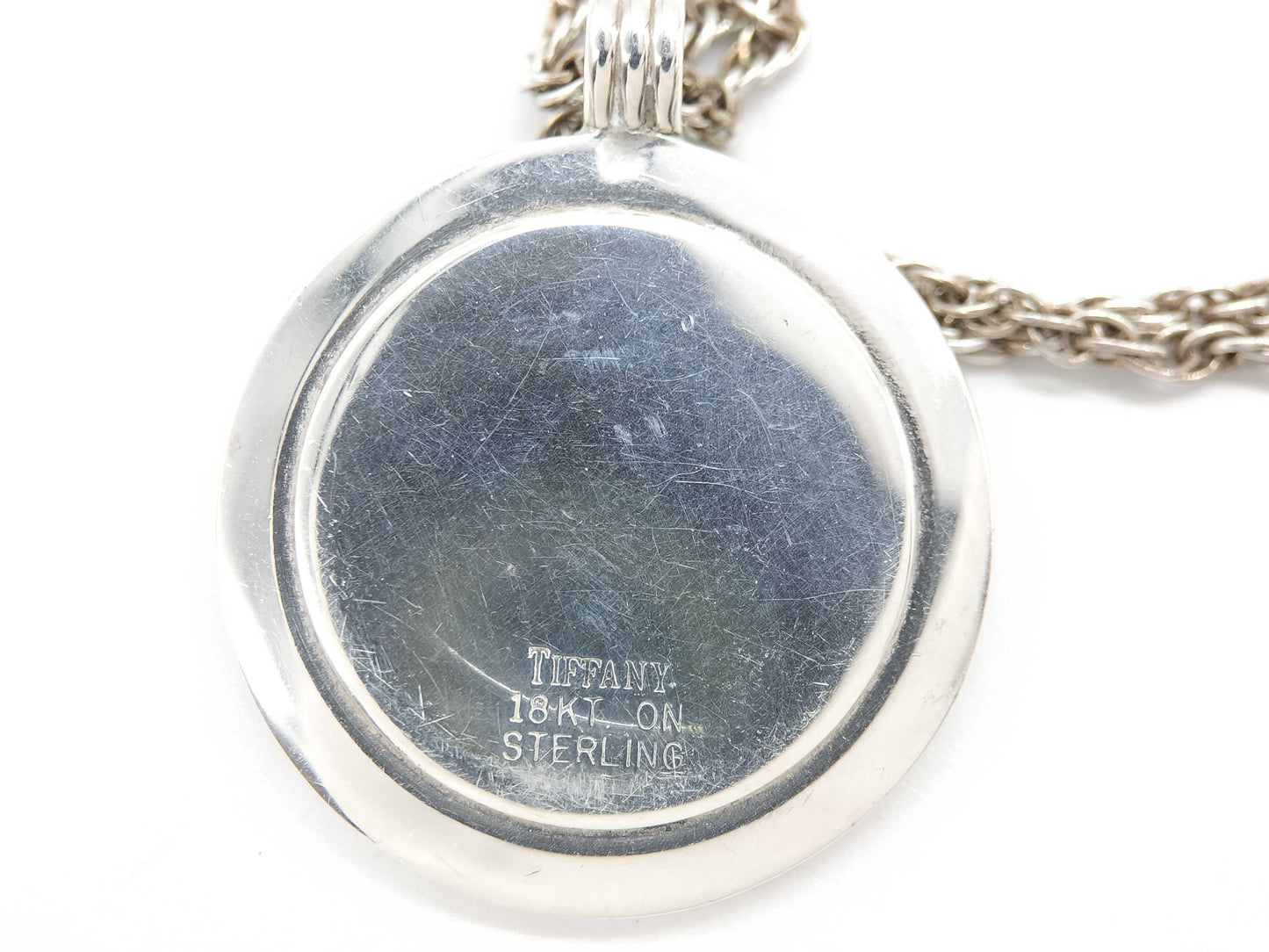 Tiffany & Co. Tiffany Coin Necklace 18KT 925 14.6g Necklace