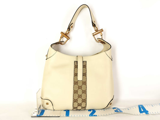 GUCCI Jackie Gucci New Jackie Shoulder Bag GG Shoulder Bag