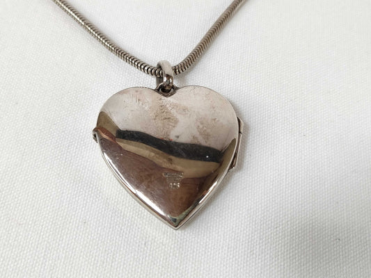 Tiffany & Co. Heart Locket Pendant 925 33.1g Necklace