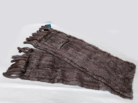 Saga Mink Blue Iris Gilet ML3103 Scarf