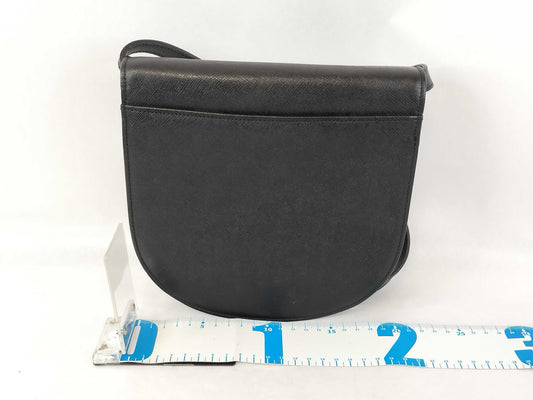 Yves Saint Laurent Black Leather Shoulder Bag YSL Shoulder Bag