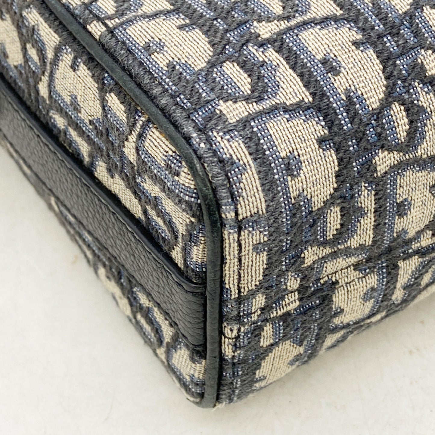 Dior Trotter Lango 22 Shoulder Bag, Oblique Canvas, Navy, 16-BO-0242, Handbag