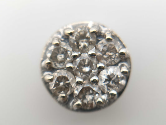 D0.20ct K18WG 0.5g Pendant Top
