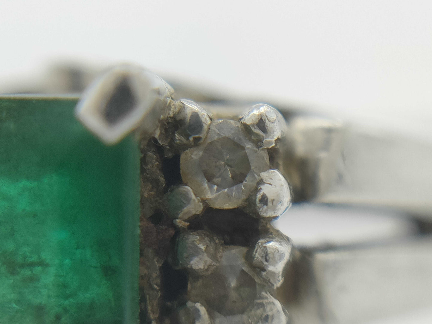 E0.36ct Diamond PT950 5.1g Ring