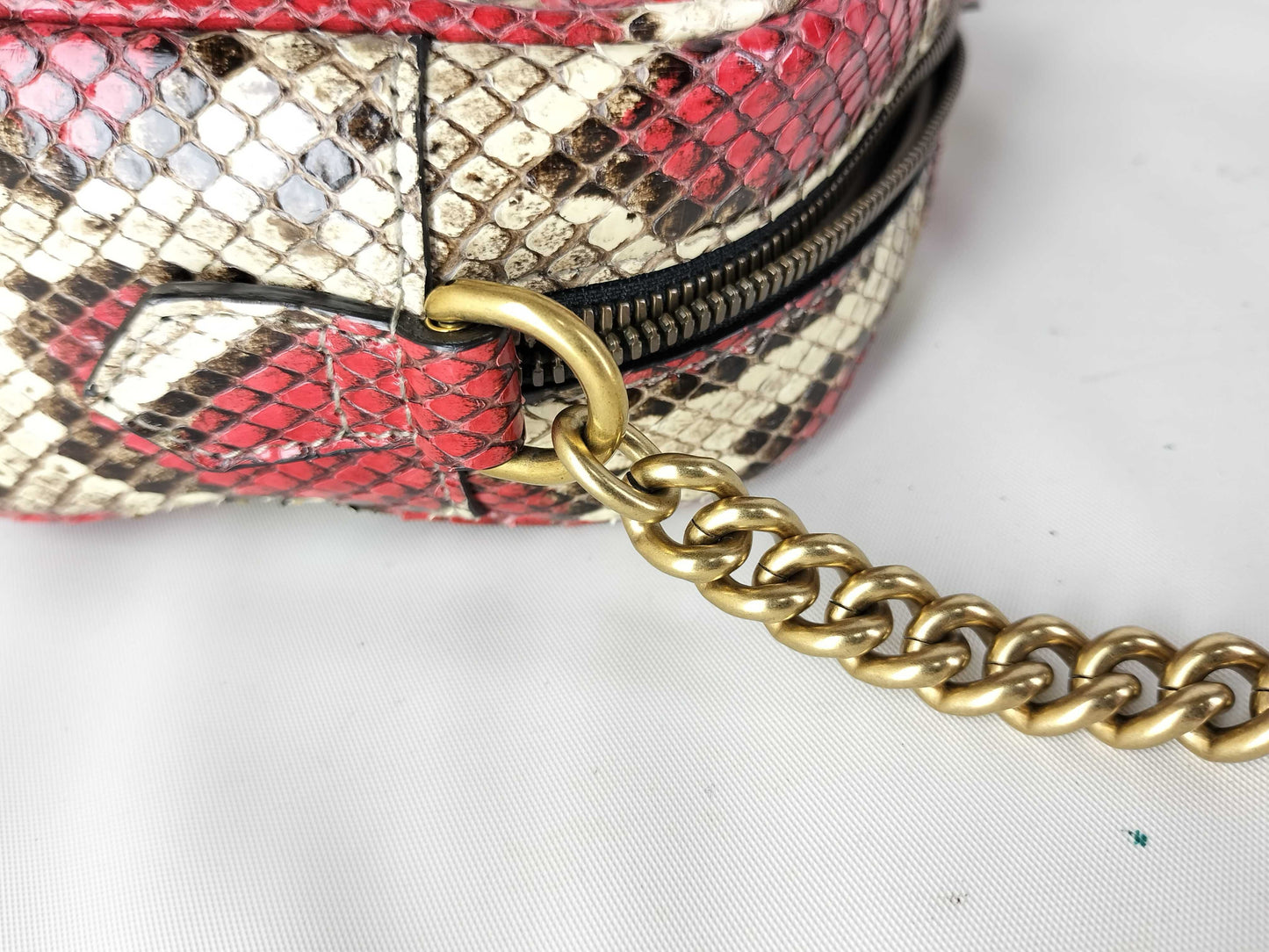 GUCCI GUCCI GG Marmont Python Shoulder Bag 447632