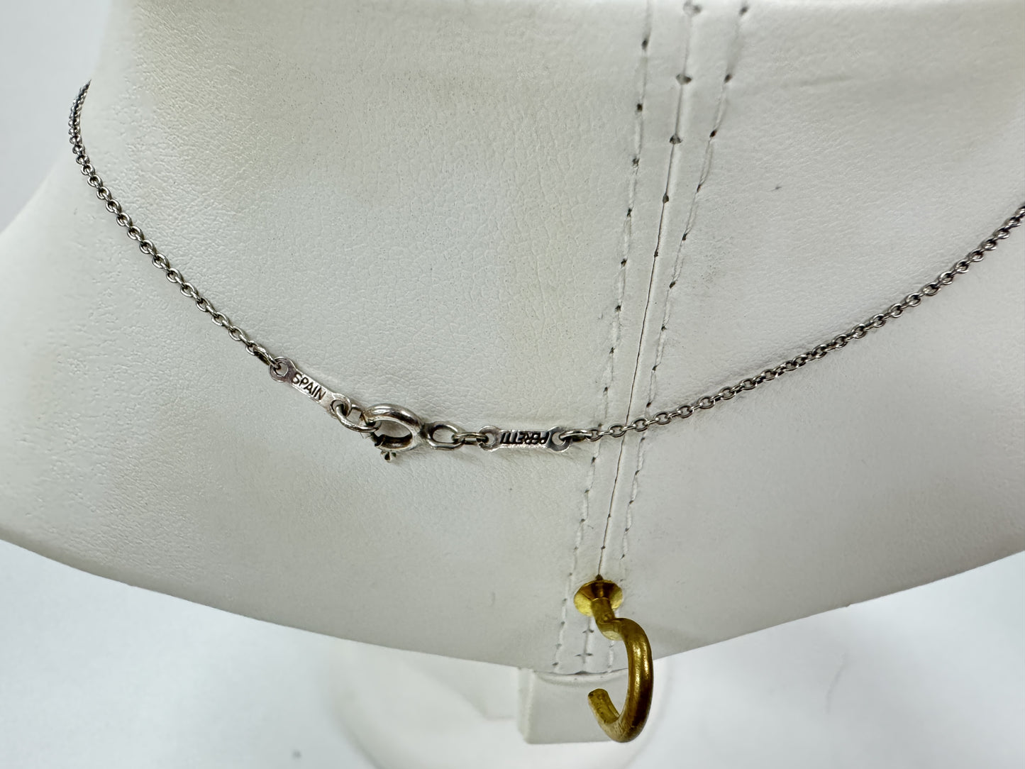 Tiffany & Co. Open Heart Tiffany SV925 Open Heart Necklace 3.3g 41cm Necklace