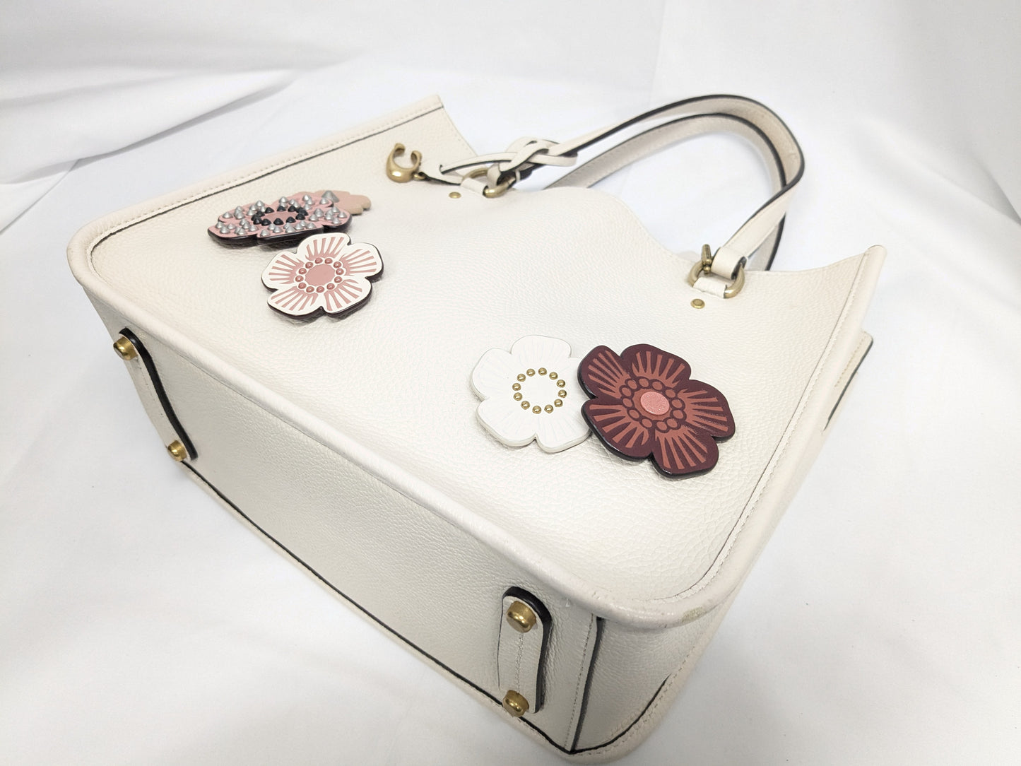 COACH 2-Way Leather Shoulder Bag/Handbag