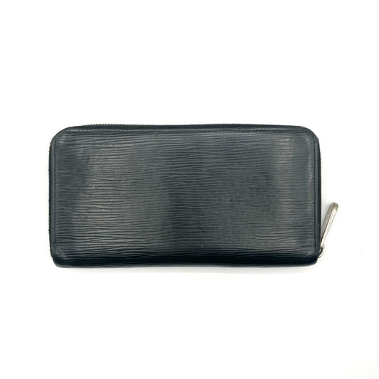 LOUIS VUITTON Epi Zippy Wallet Long Wallet Noir