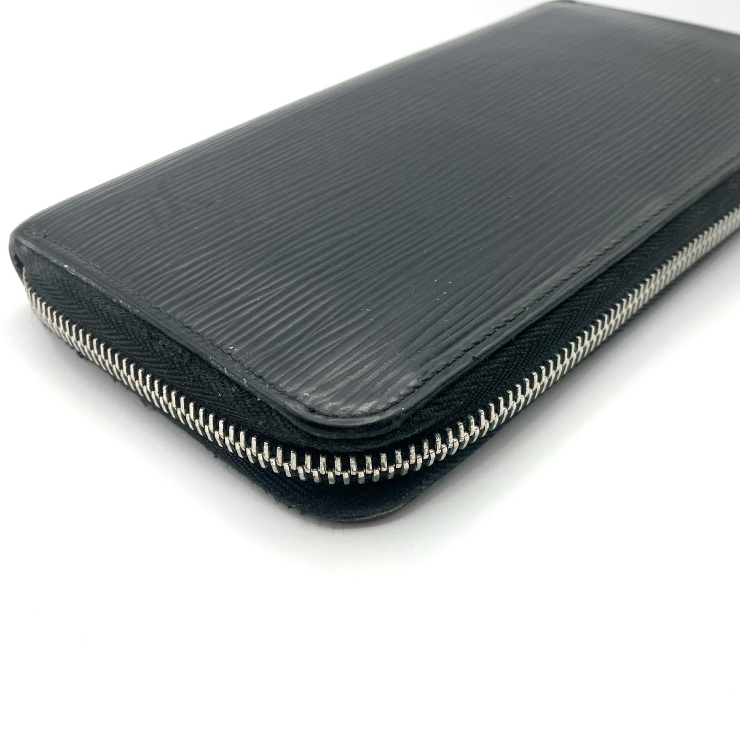 LOUIS VUITTON Epi Zippy Wallet Long Wallet Noir