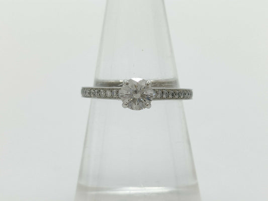 GRAFF Flame Round D0.50ct PT950 3.3g Ring