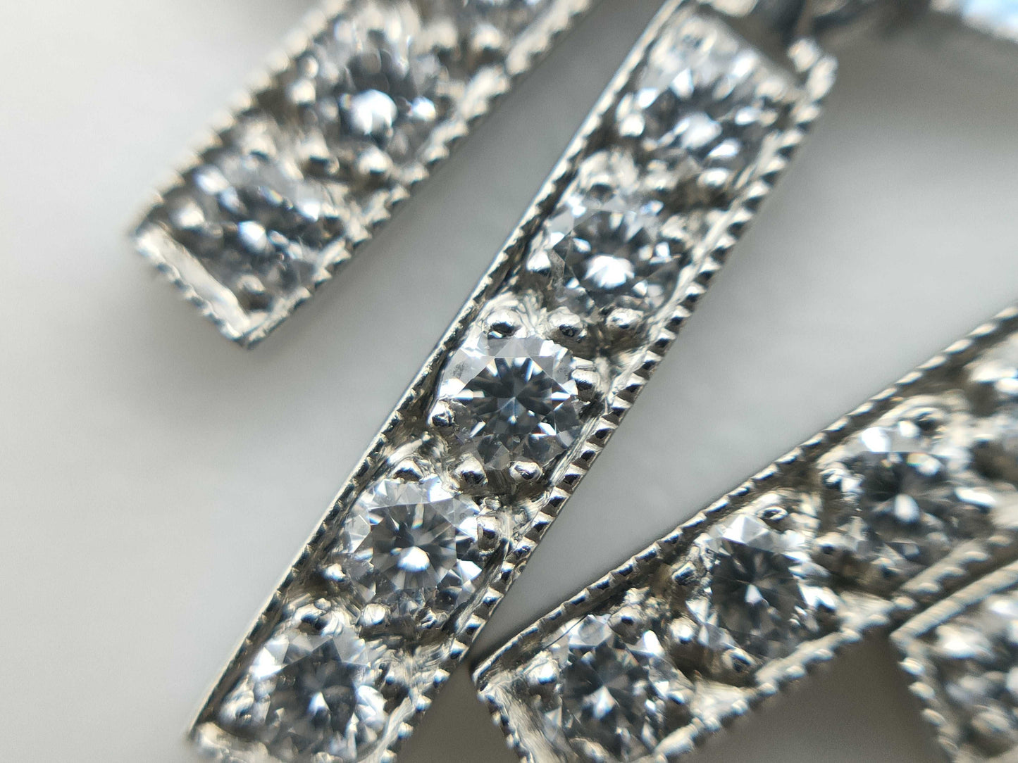 Tiffany & Co. Chandelier Necklace with Aquamarine and Diamonds, PT950, 14.1g