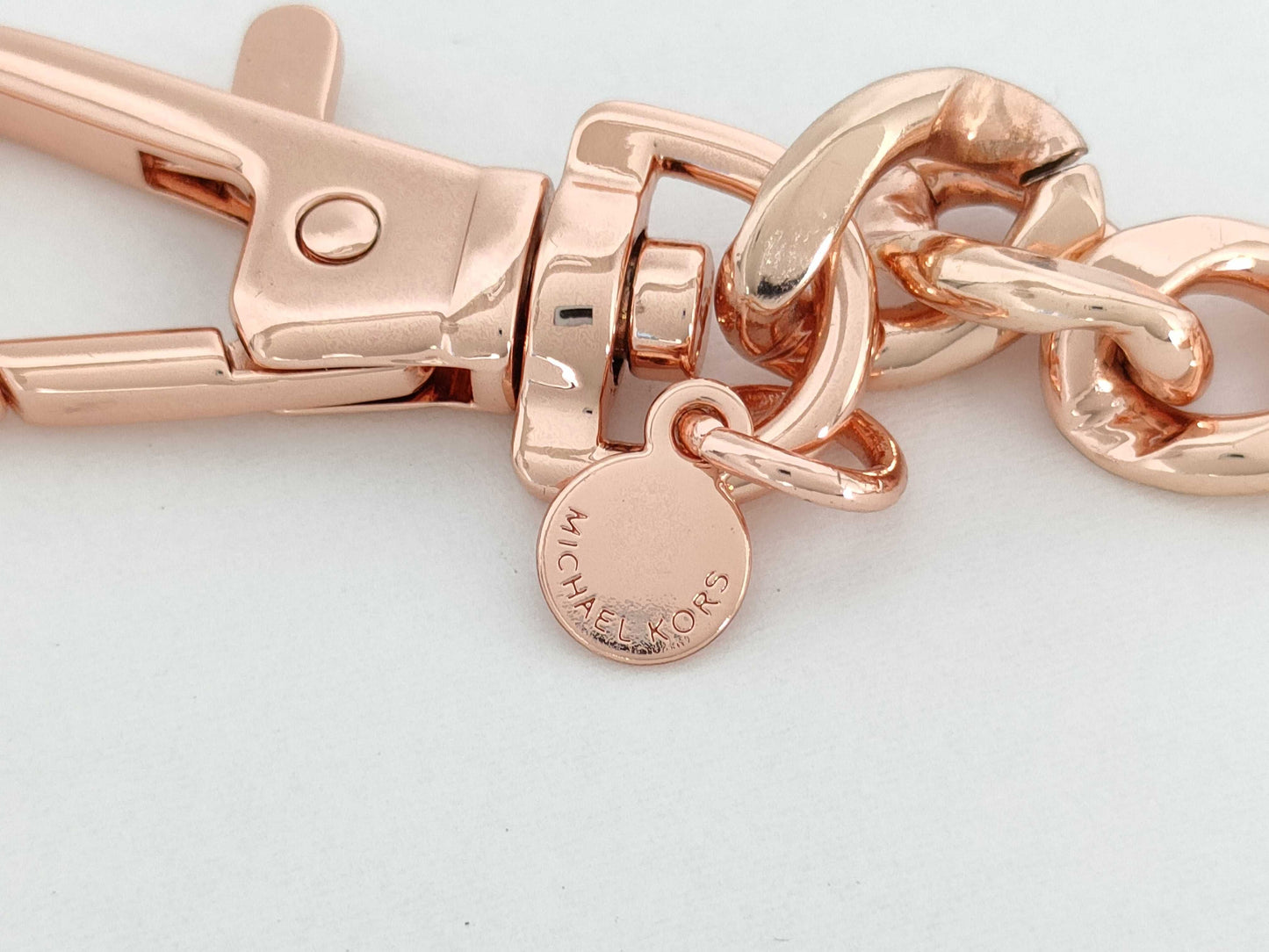 Michael Kors Logo Bag Charm Keychain Key Case Keychain