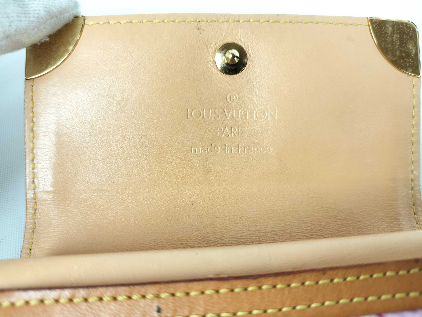 LOUIS VUITTON Cherry Blossom Monogram Wallet M92025 Coin Case