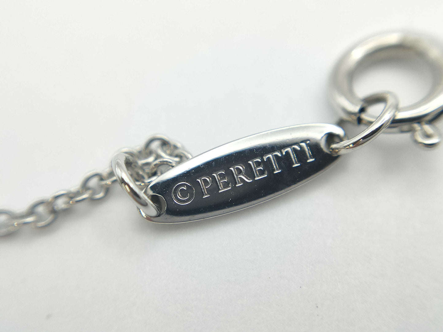 Tiffany & Co. Heart Diamond Pt950 3.6g Necklace