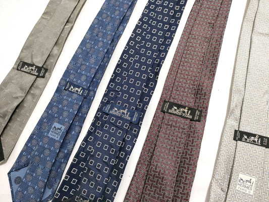 HERMES HERMES 5-piece tie