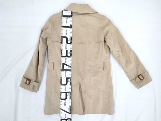 BURBERRY London Trench Coat, Nova Check, Liner, Belt, Size 36