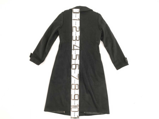 BURBERRY London Long Wool Cashmere Blend 40 Belted Coat