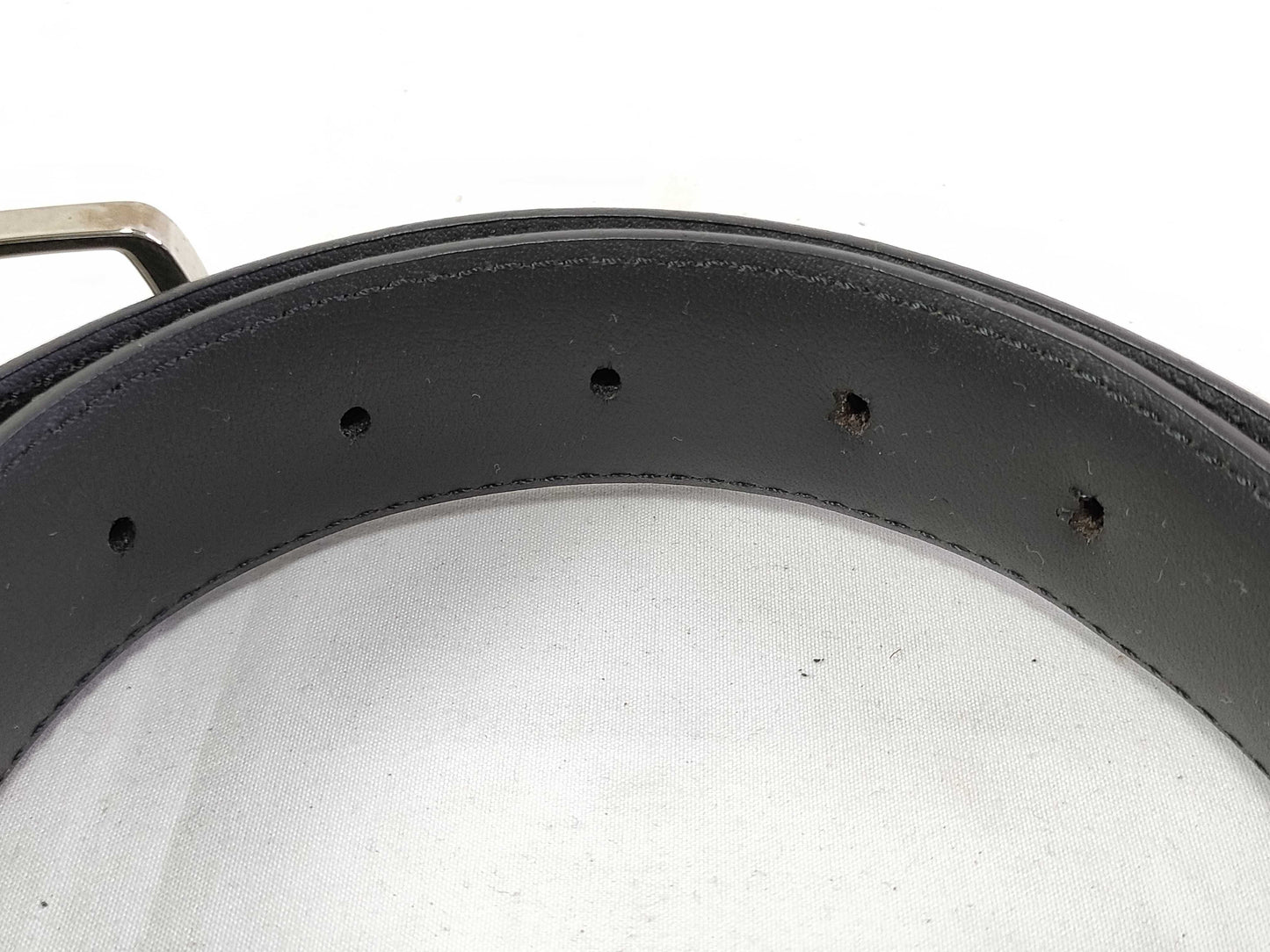 LOUIS VUITTON Damier Graphite Belt M6057