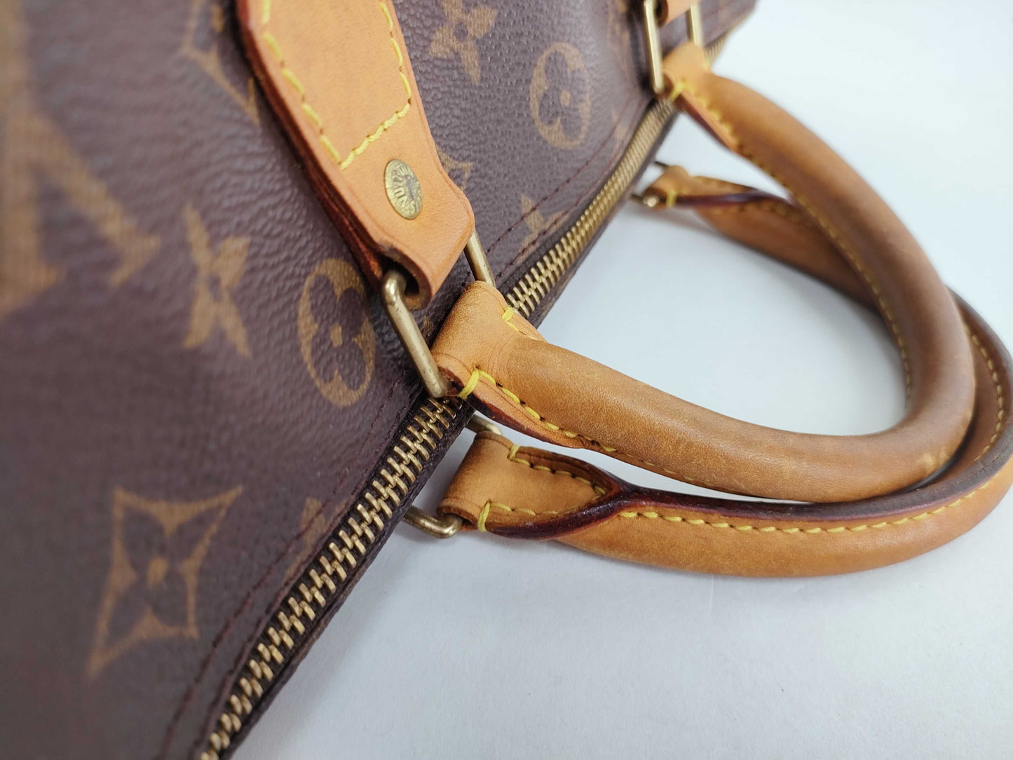 LOUIS VUITTON Monogram Speedy 30 Boston Bag M41526 TH0032