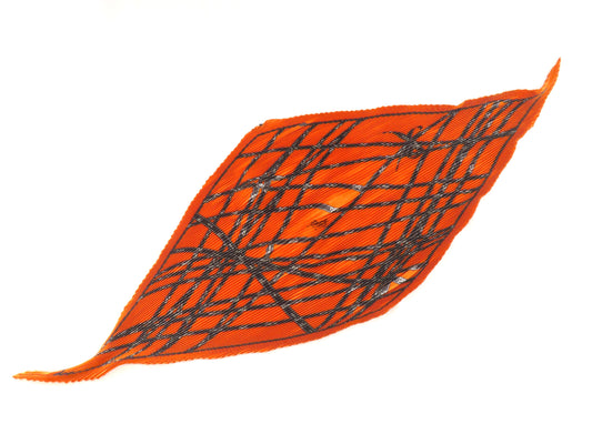 HERMES Carre Hermes Pleated Carre Scarf