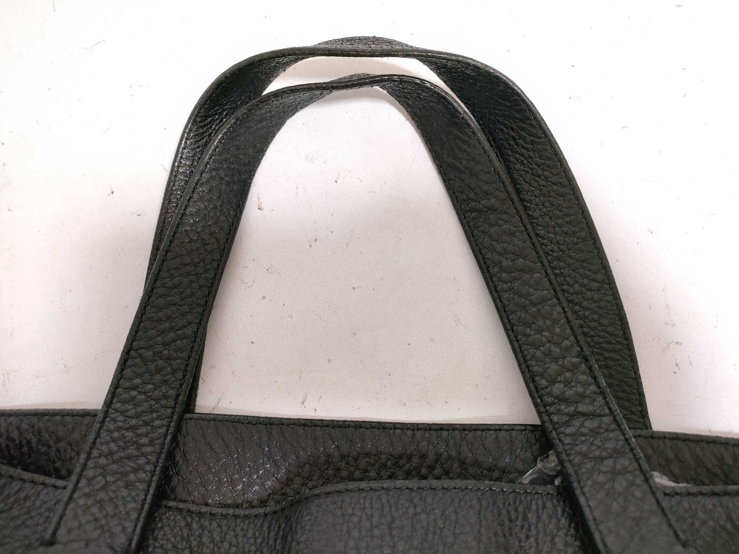 PRADA Vitello Dino Tote Bag, Black