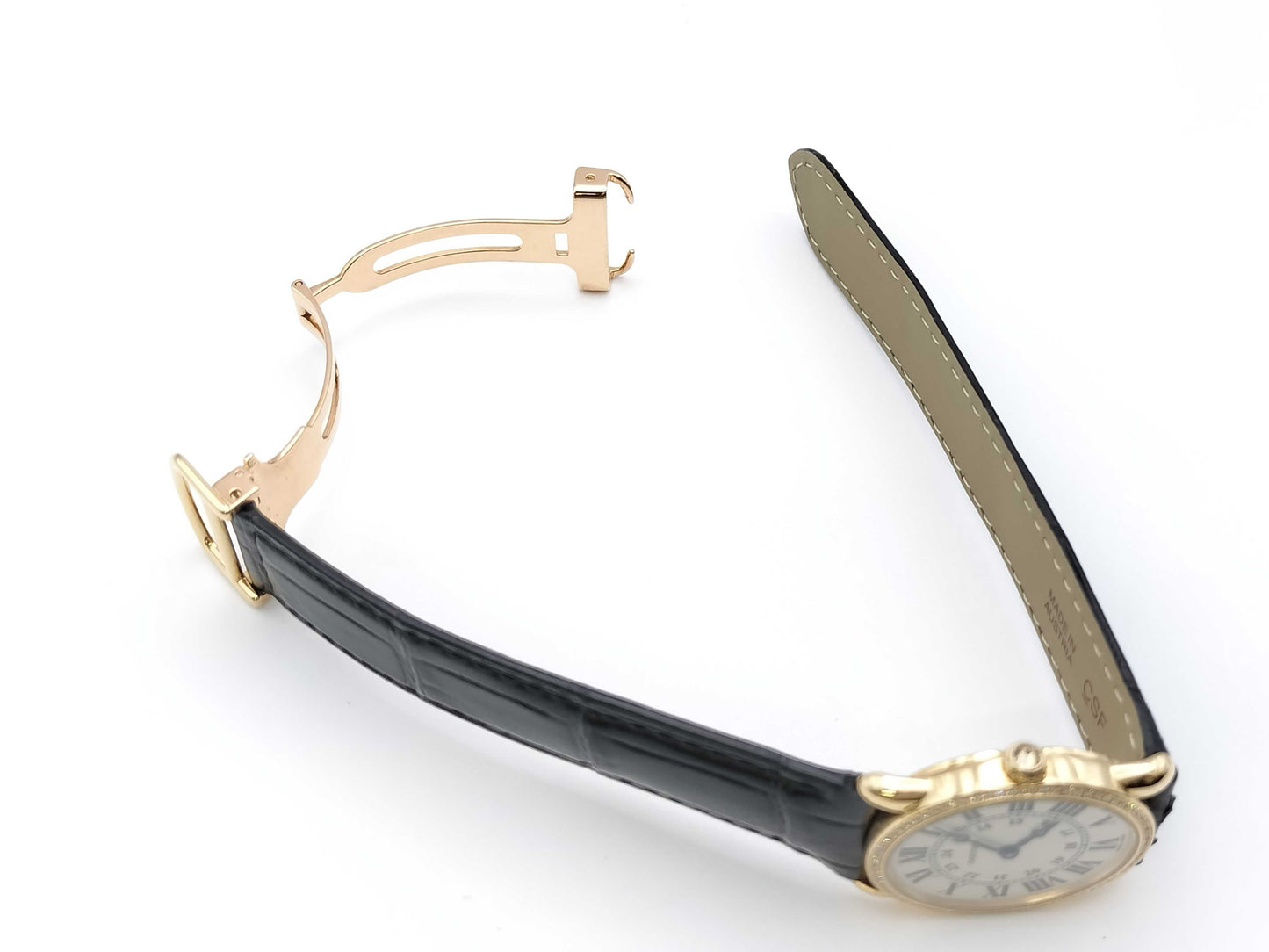 Cartier Ronde Louis WR000151 2885113378LX Quartz 18K Gold Women's Watch