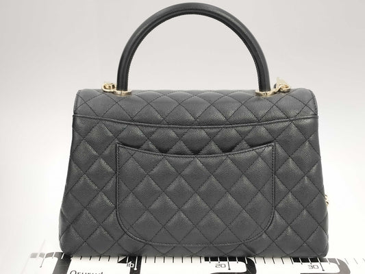 LOUIS VUITTON Chanel Coco Handle 29 S Caviar Skin Microchip Shoulder Bag