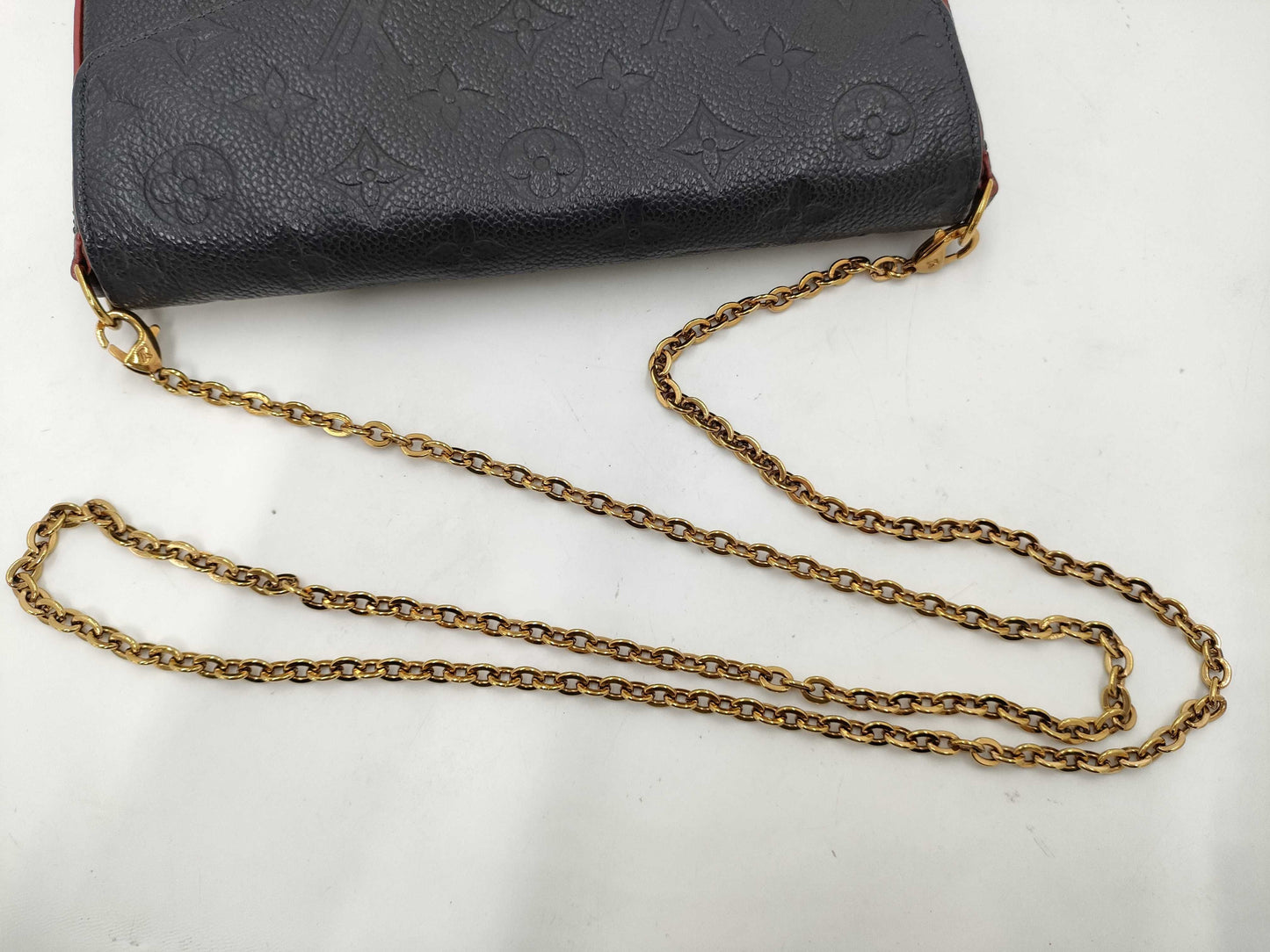 LOUIS VUITTON Monogram Ampplant Pochette Felice Shoulder Bag