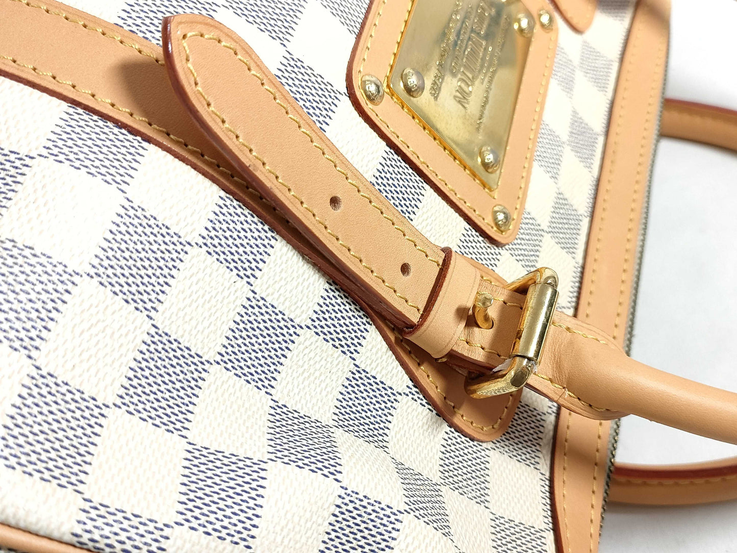 LOUIS VUITTON Damier Azure LOUIS VUITTON Hampstead Handbag