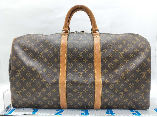LOUIS VUITTON Monogram Louis Vuitton Monogram Keepol 55 M41426 MI8906 Boston Bag