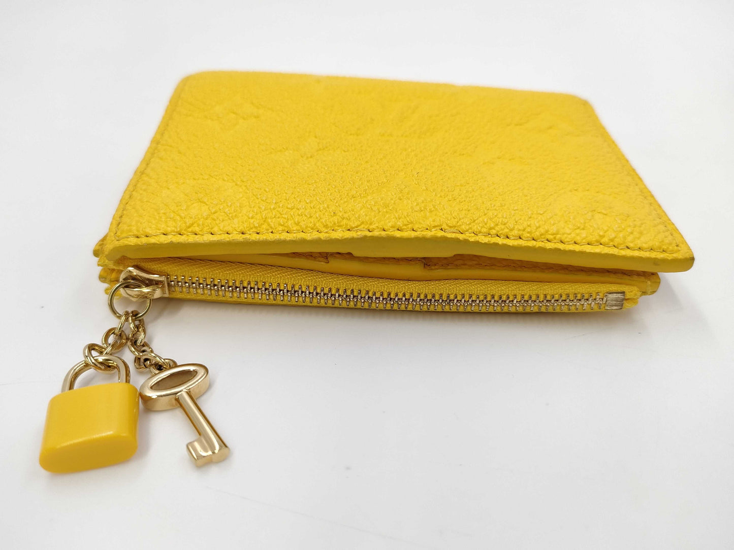 LOUIS VUITTON Empreinte Lisa Ginkgo Yellow IC Chip Wallet