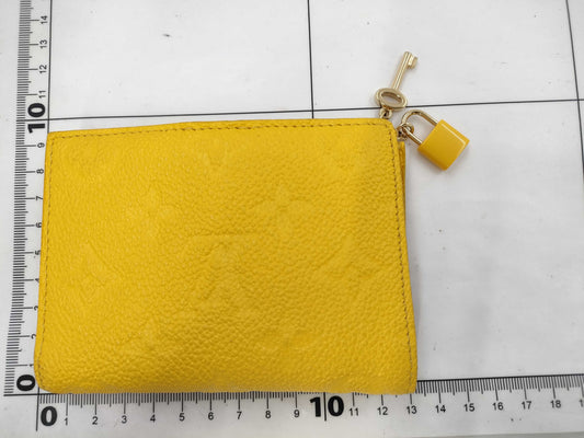LOUIS VUITTON Empreinte Lisa Ginkgo Yellow IC Chip Wallet