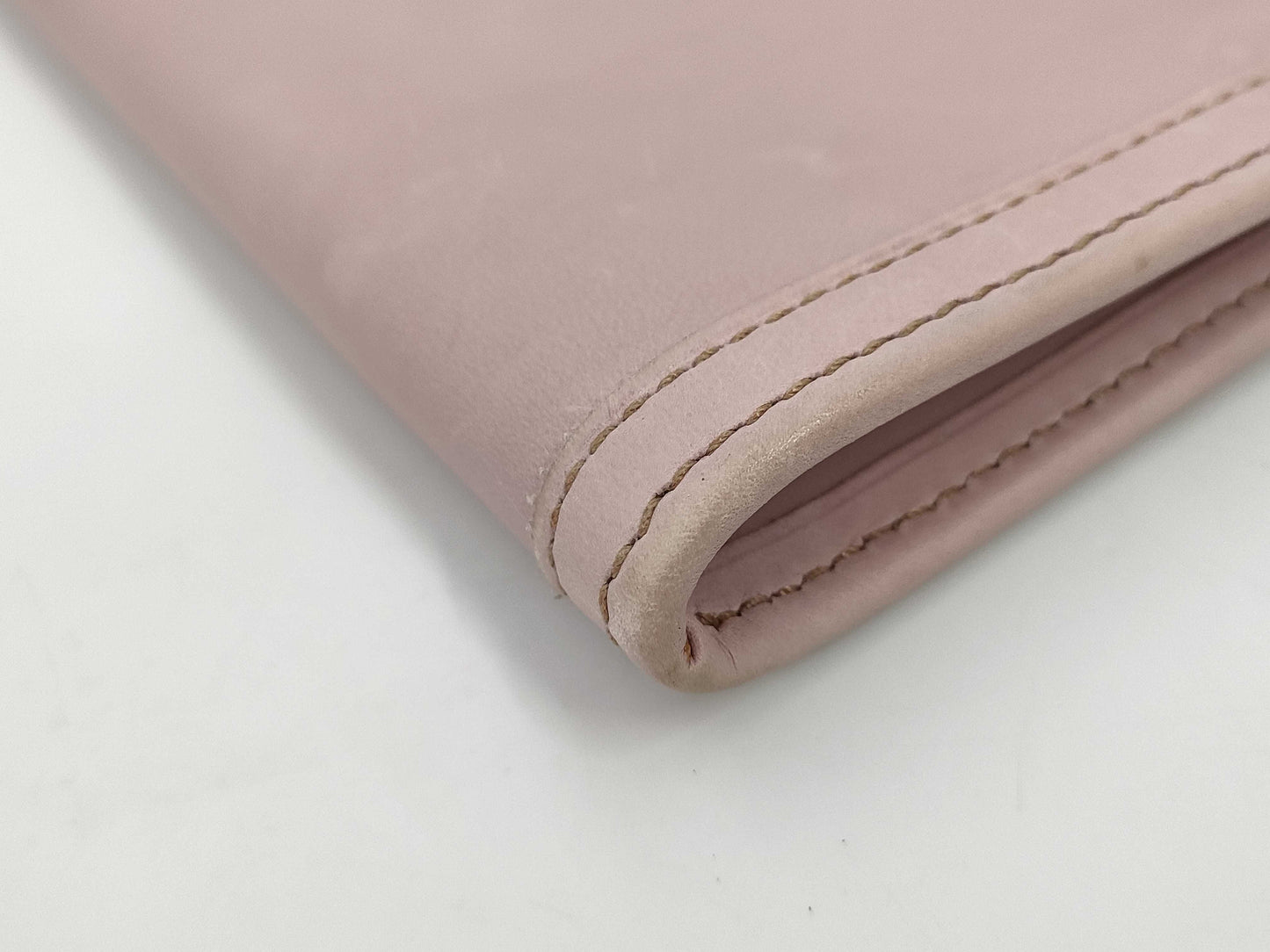 HERMES Jige PM Swift Rose Sakura Second Bag with unclear engraving