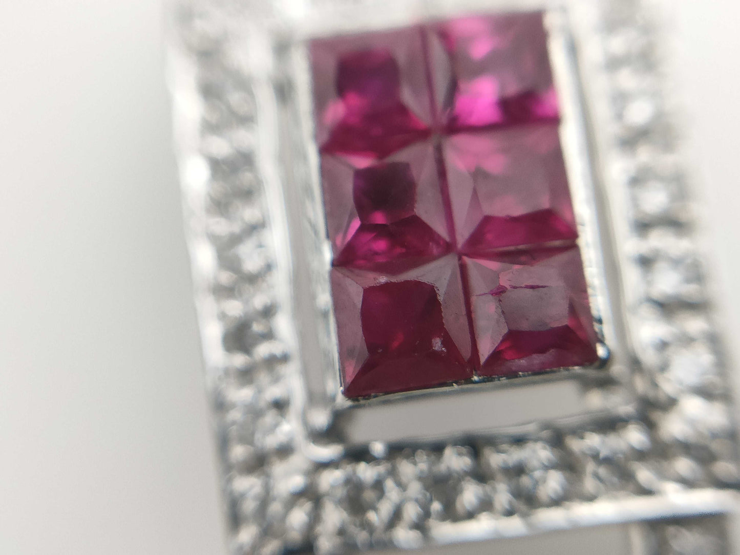 Ruby and Diamond 16K 4.7g Charm